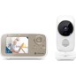 Motorola VM483 Baby videoskærm 300 m FHSS Guld, Hvid